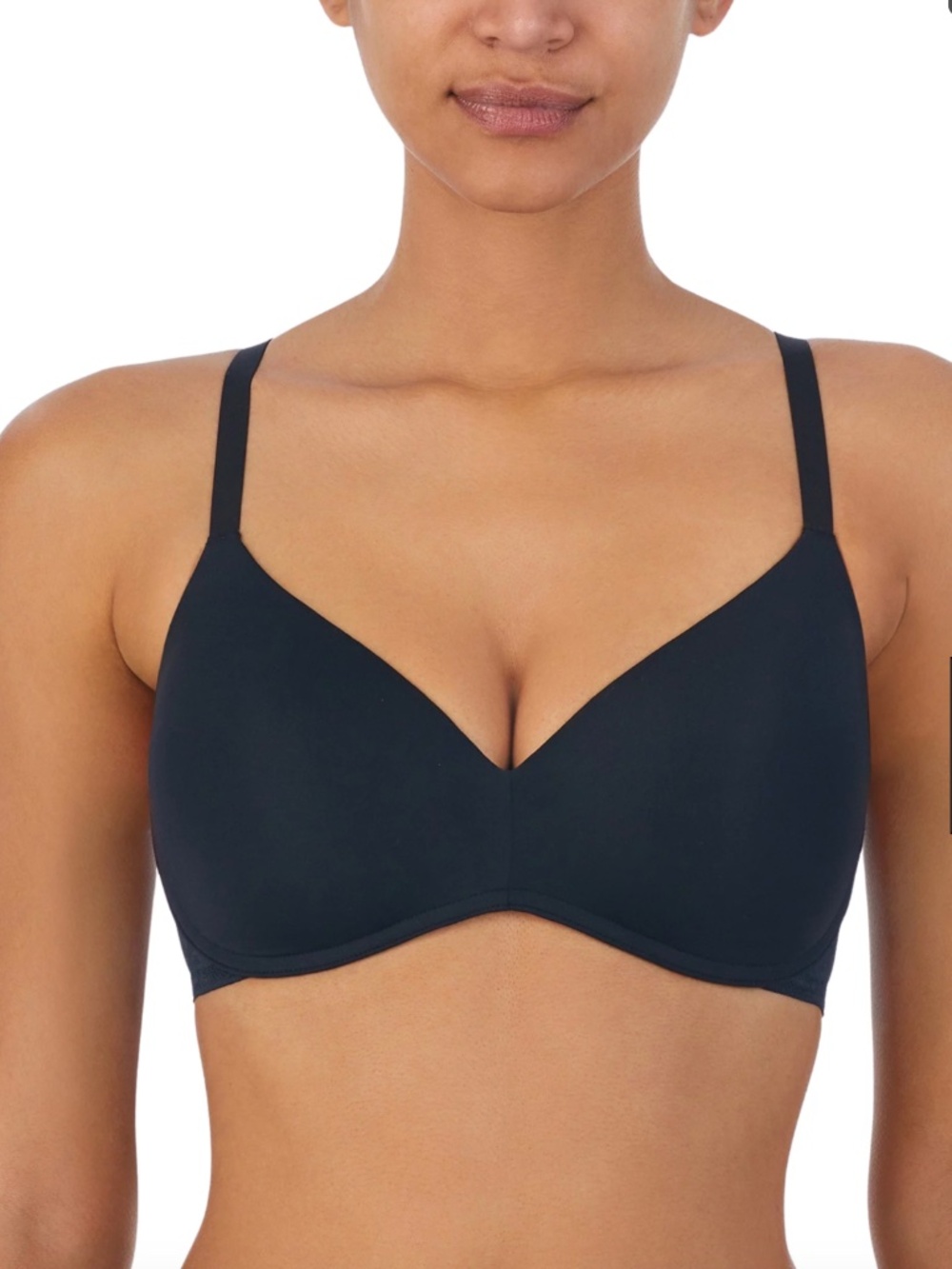 Dkny Women's Stretch Wireless Lift Bra DK7394 - Black